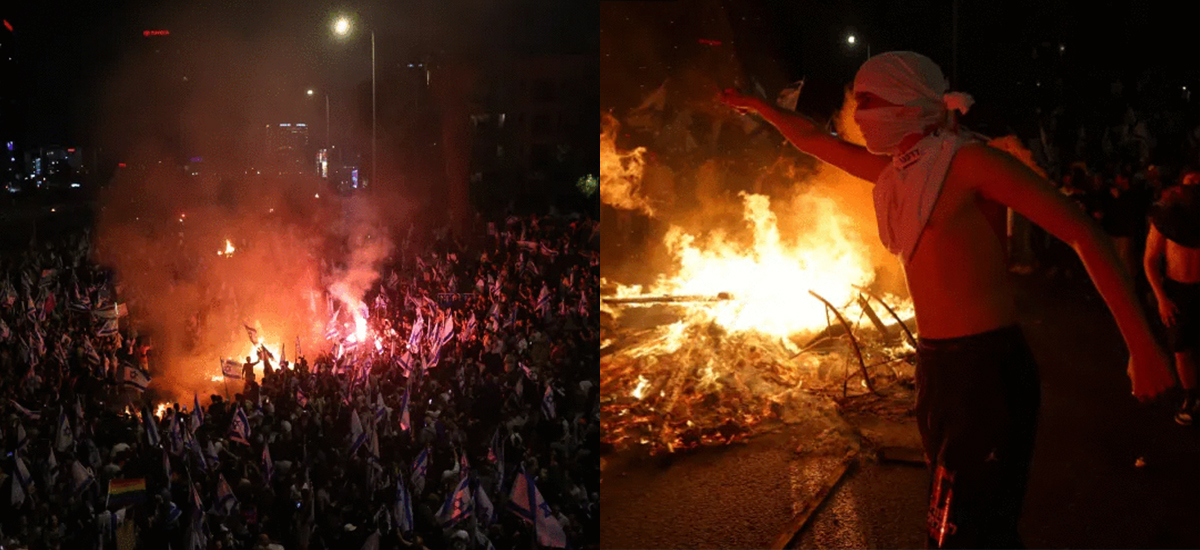 Netanyahu’s dismissal of Defence Minister results Mass Protest in Israel