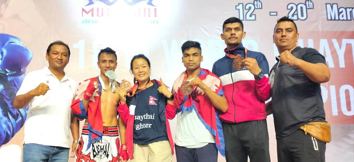Sanjay bags silver in 18th World Muay Thai Championship