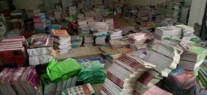Students getting textbooks along with their enrollment in Darchula this year