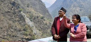 KP Oli reaches Ruby Valley for public meeting