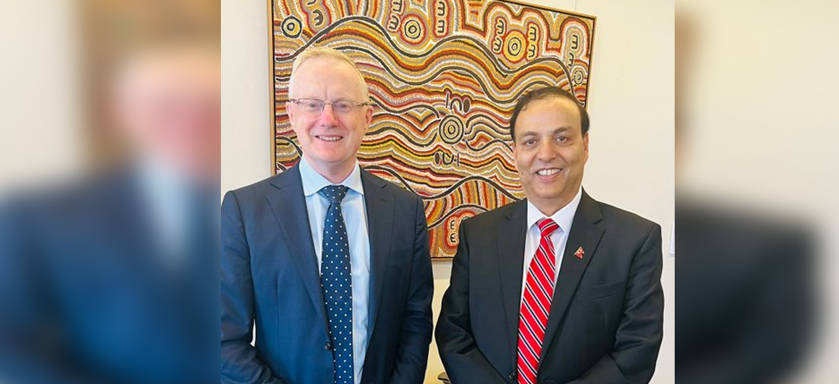 Ambassador Pokharel meets with Reserve Bank of Australia Governor