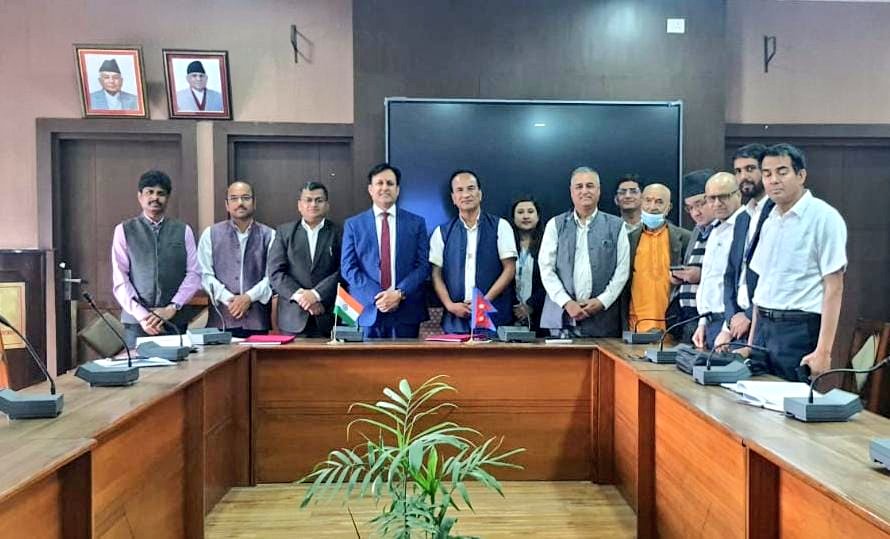 MoUs for two projects to be implemented under GoI grant assistance signed