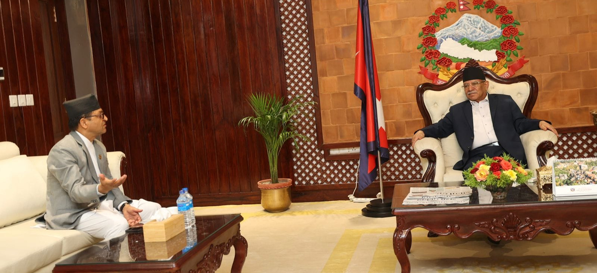 PM Dahal, NA Chair meet