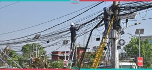 Metropolitan removing unmanaged wires in Kathmandu (Photo Feature)