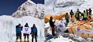 Mountain Clean-up Campaign 2023: Nepali Army succeeds in collecting 35708 Kg of waste from Mt. Everest and other peaks jointly in collaboration with Unilever Nepal