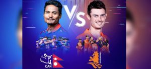Nepal sets 168-run target for Netherlands
