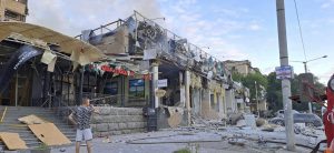 Russian missiles hit popular restaurant in Ukraine, at least 8 dead