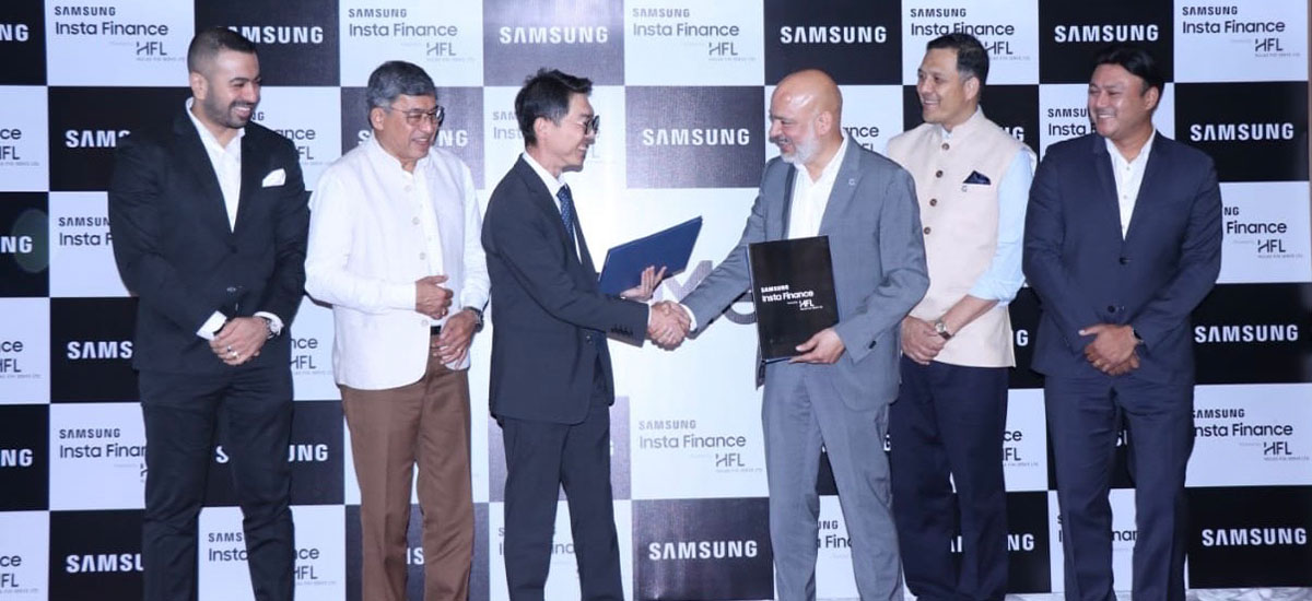 Samsung launches affordability program- ‘Insta Finance’; Powered by HFL