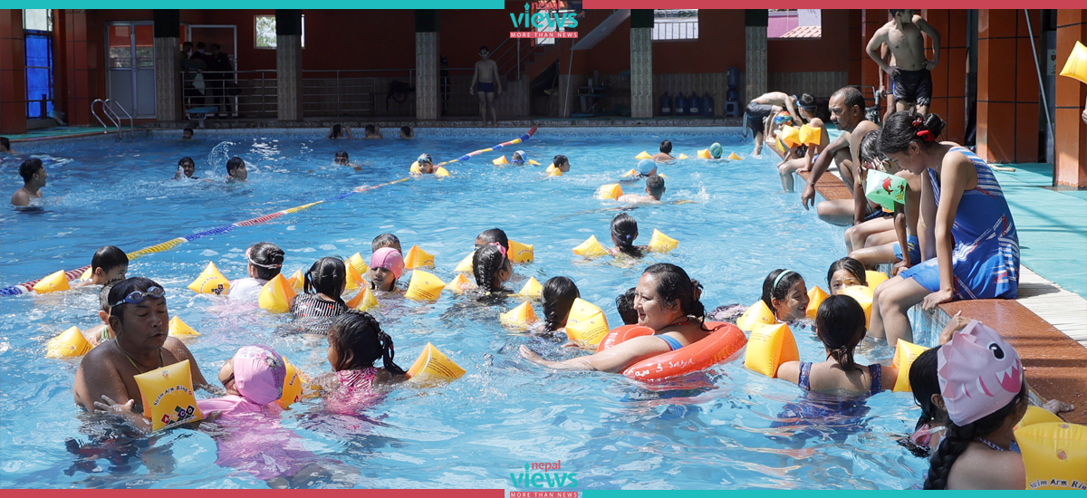 Swimming Pool to Beat Scorching Heat (Photo Feature)