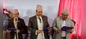 Three ministers take oath of office in Koshi provincial government