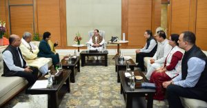 Maoist delegation in BJP Headquarters