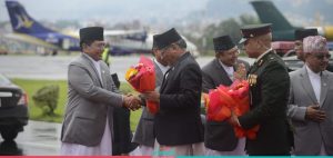 PM Prachanda arrives home from Italy