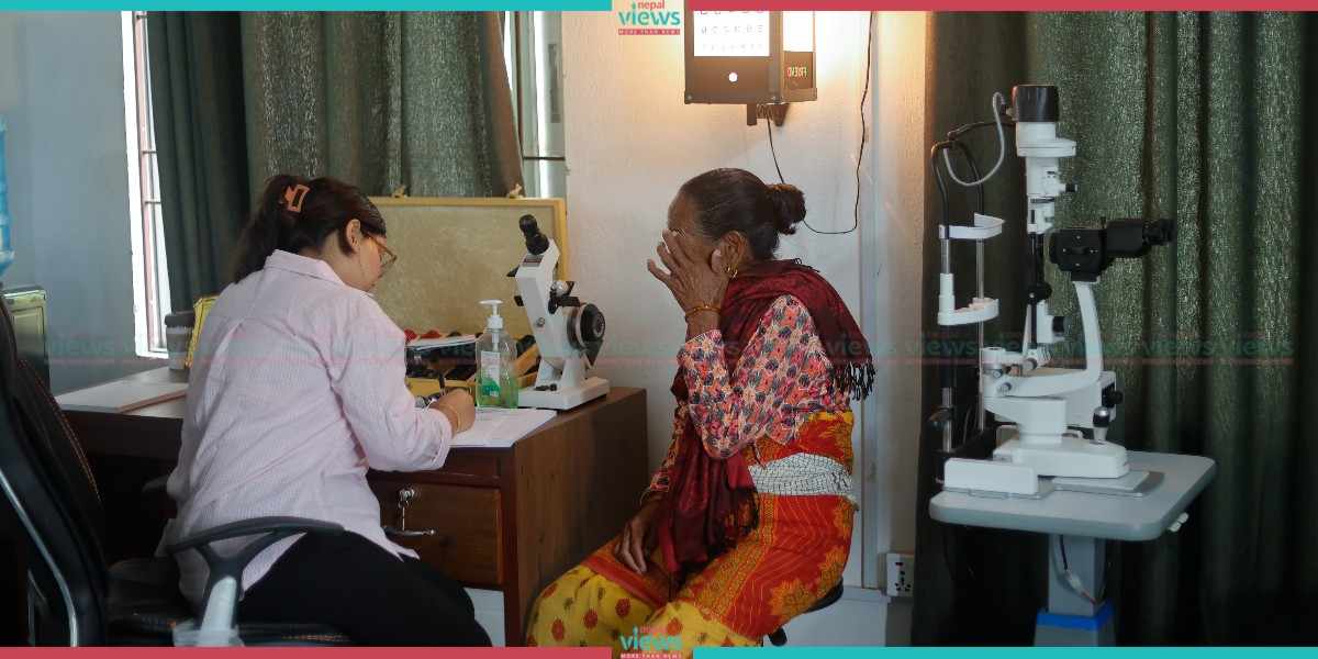 Free eye checkup in Gokarneshwor Municipality (Photo Feature)
