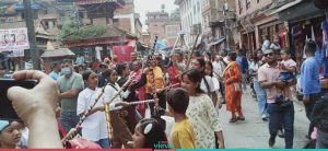 Gaijatra with ‘ghintang ghisi’ dance kicks off in Bhaktapur