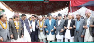 Politicians from Bhim Rawal to Prachanda celebrate Gaura Parva in Tundikhel (Photo Feature)