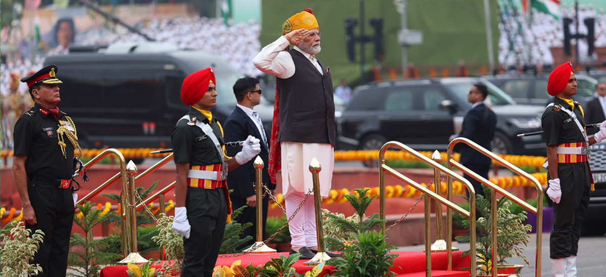 In his 10th Independence Day speech, PM Modi addresses countrymen as ‘parivarjan’
