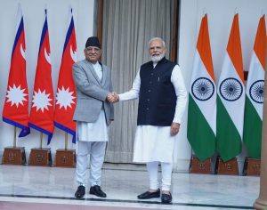 Telephone conversation between PM Dahal and PM Modi