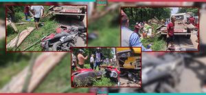 Terrible accident in Tikauli forest; Collision between half-dozens vehicles (Photos)
