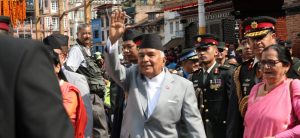 President Paudel observes Indra Jatra