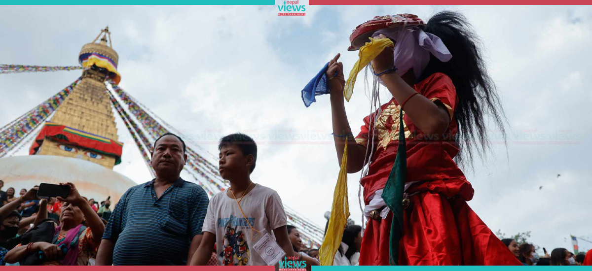 Celebration of Sa Paru and Ghonai in Boudhanath (Photo Feature)