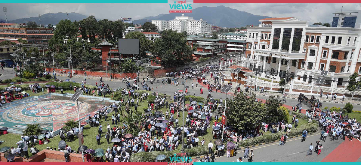 Teachers’ demonstration enters third day; Participation declines (Photo Feature)