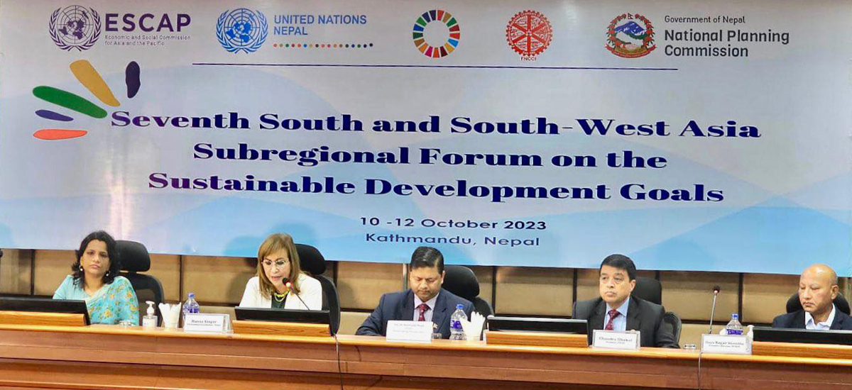 FNCCI President Dhakal highlights private sector’s role in advancing SDGs