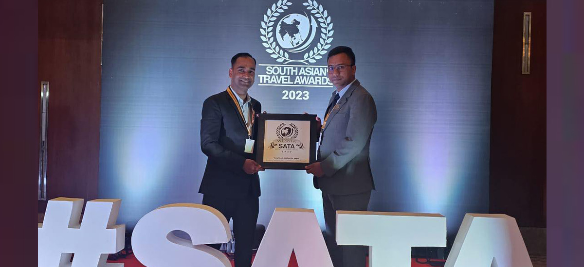 Hotel Siddhartha Nepalgunj  honored with ‘South Asian Travel Award-2023’
