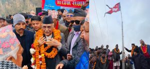 CPN (UML) Chairperson Oli inaugurates party’s Sankalpa Yatra from Baitadi