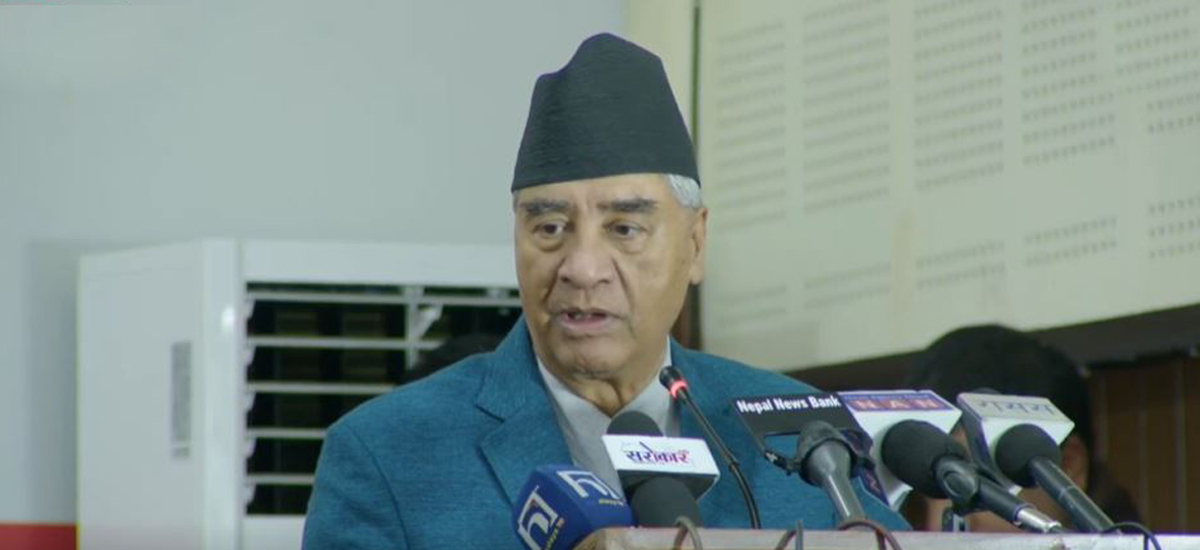 Sher Bahadur Deuba: Voice against republic must be stopped
