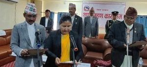 Newly appointed Ministers in Lumbini Province take oath of secrecy