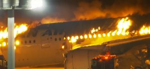 Japan’s aircraft catches fire in Haneda airport