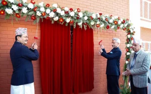 External Affairs Minister Dr. S. Jaishankar and Minister Saud inaugurates TU Library