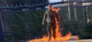 America soilder attempts to self-immolate outside Israel Embassy in Washington D.C