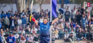 Namibia’s Loftie sets world record of fastest century against Nepal