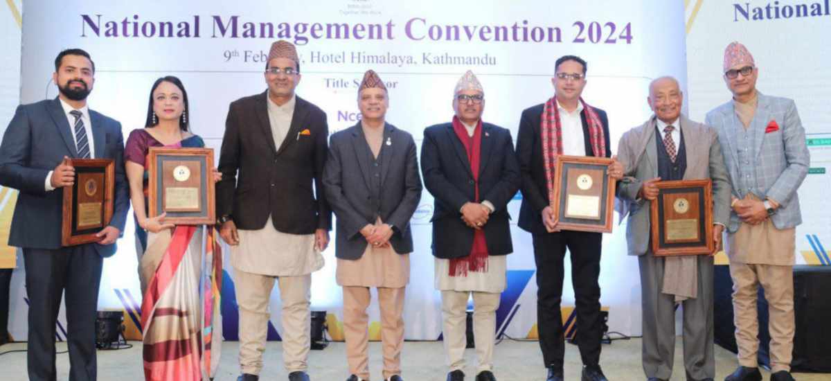 MAN honors Manoj Paudel with ‘Youth Icon Recognition Award 2023’