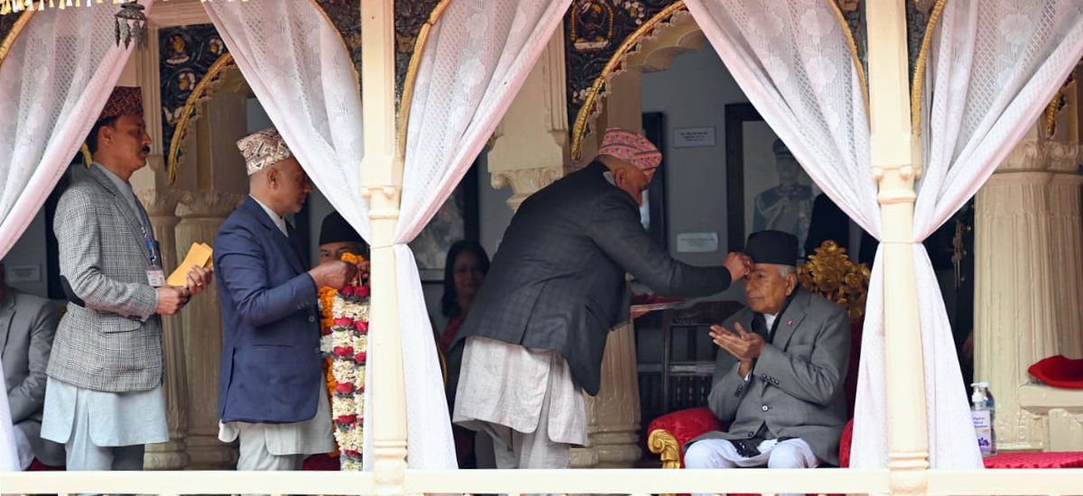 President Paudel attends Basanta Shrawan (Photos)