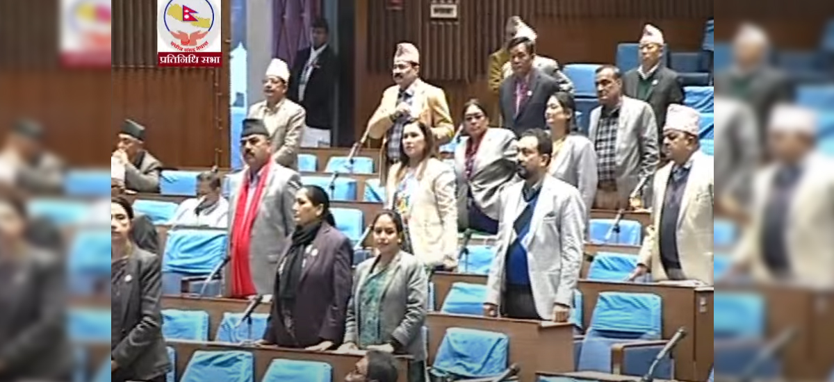 CPN(UML), RPP obstruct Parliament Meeting