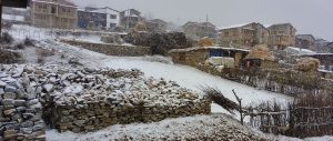 Snowfall turns Humla white; Makes farmers happy (Photos)