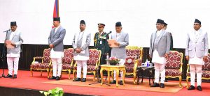 New elected NA Chairperson Dahal took oath