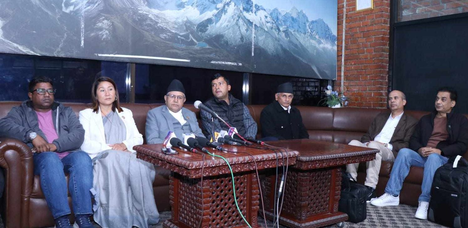 Speaker Ghimire led team return to Kathmandu