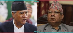 NC President Deuba goes to meet Madhav Kumar Nepal