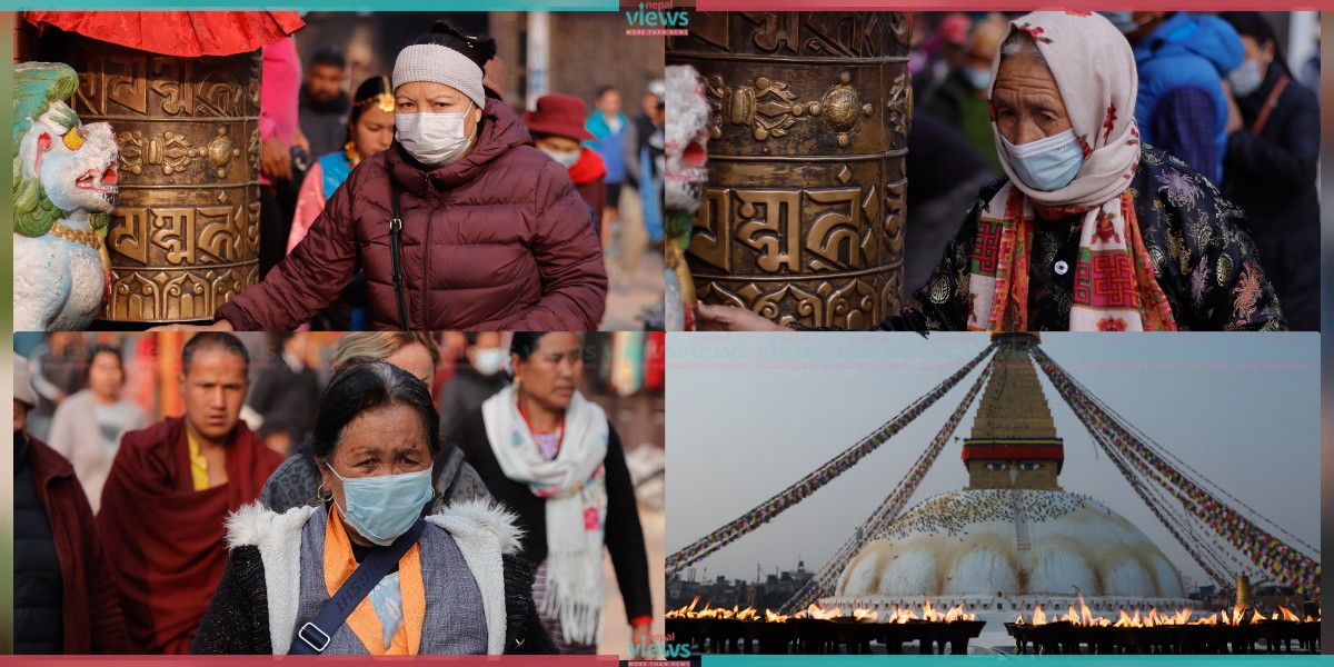 Celebration of Gyalpo Lhosar at Boudhanath (Photo feature)