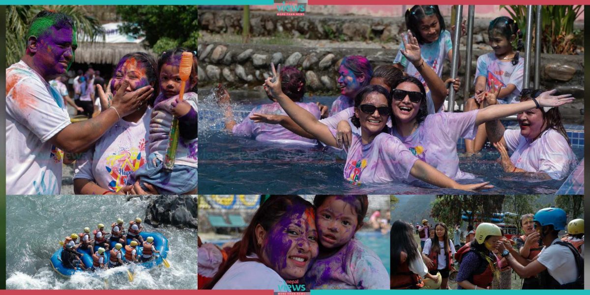 Holi with Colors and Rafting (Photo Feature)