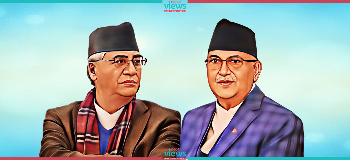 Agreement between Deuba and Oli to form new government