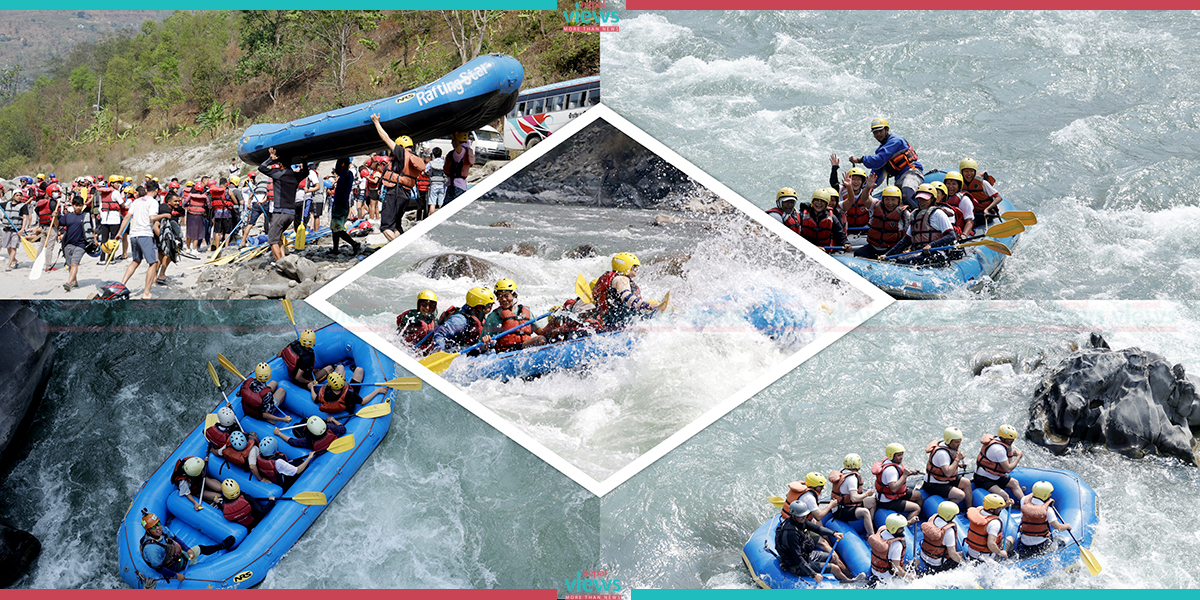 Welcoming Summer with thrill; Rafting in snarling tides (Photo Feature)