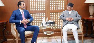 Bilateral meeting between Nepal and Qatar (Photos)