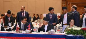 President Paudel hosts banquet in honor of visiting Qatari Emir