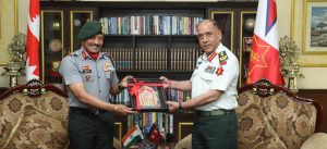 Lieutenant General Pradeep Chandran Nair AK Singh, PVSM, AVSM, YSM, PhD, DG Assam Rifles, IA visited Nepal