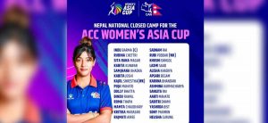 Preliminary squad for ACC Women’s Asia Cup announced
