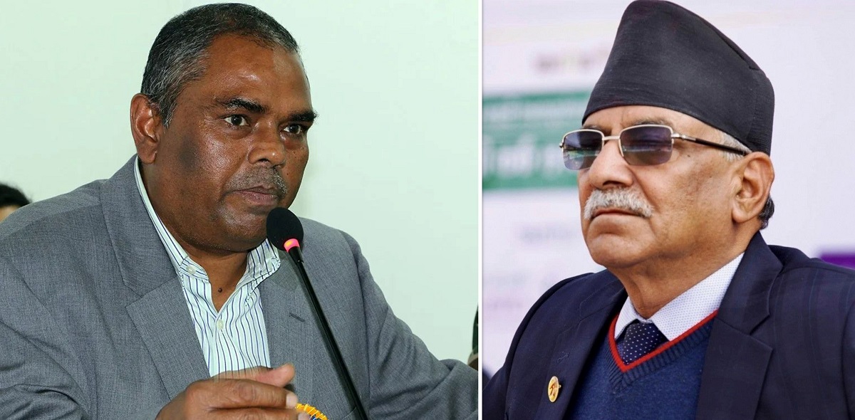 PM Dahal suggests Chairperson Yadav not to split and rather unite
